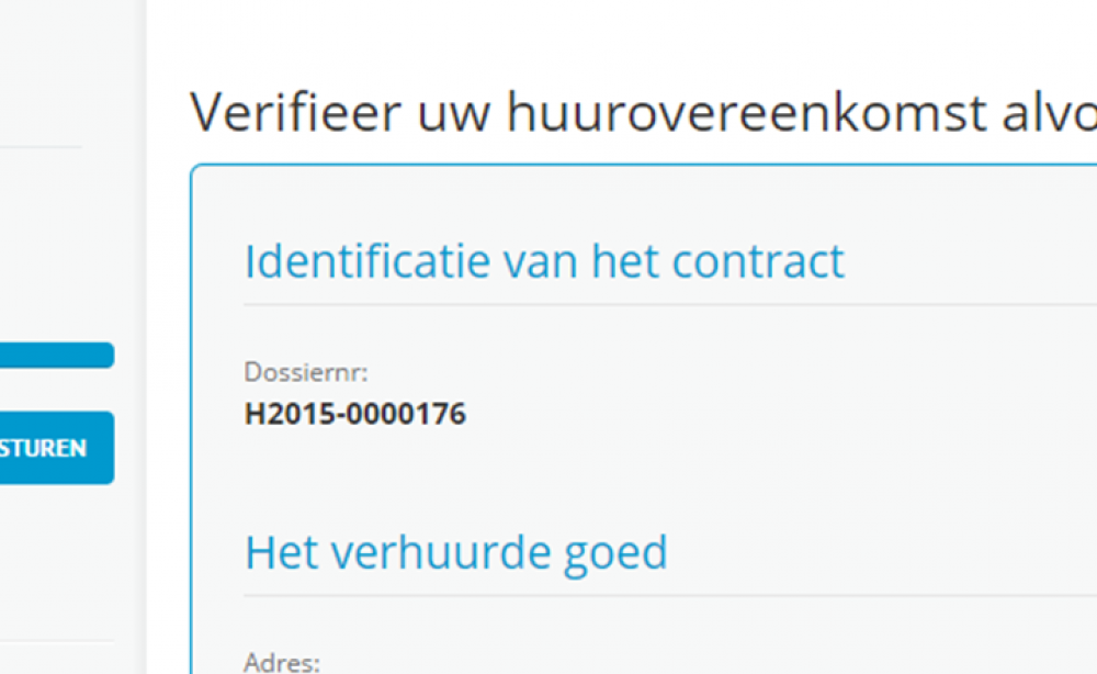 Registreer je huurcontracten online met MyRent Pro Registreer je huurcontracten online met MyRent Pro