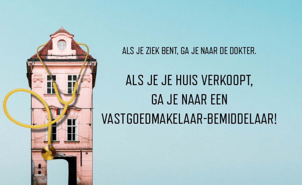 Als je je huis verkoopt, ga je naar een vastgoedmakelaar-bemiddelaar